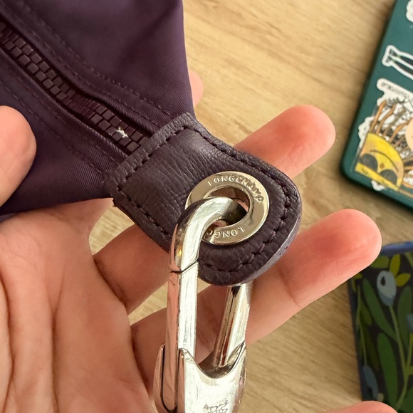 Longchamp Le Pliage Neo Crossbody Top-Handle Shoulder Bag in Deep Purple - Picture 5 of 8